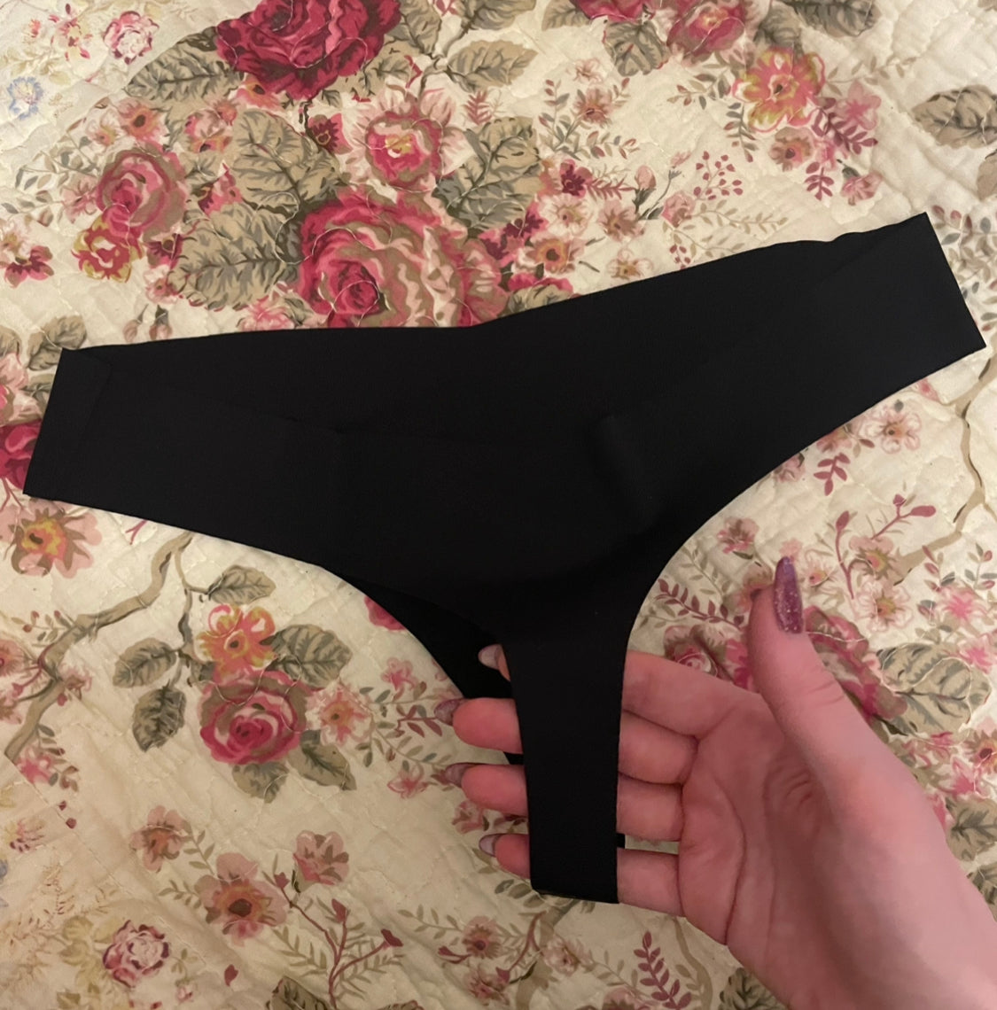 don't mind the sloppy photo, I just wanted to show the back size but it was so hard to capture on camera lol