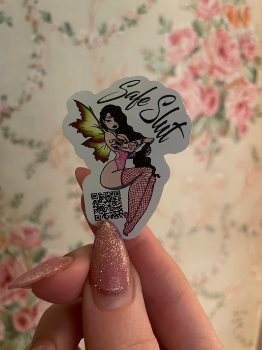 Safe Slut Mini Fairy Sticker