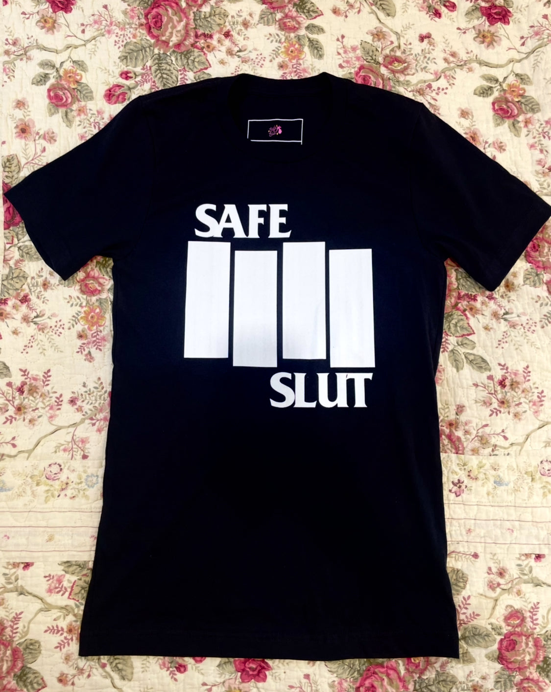 Safe Slut Black Flag Tee
